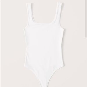 90s Seamless Fabric Tank Bodysuit